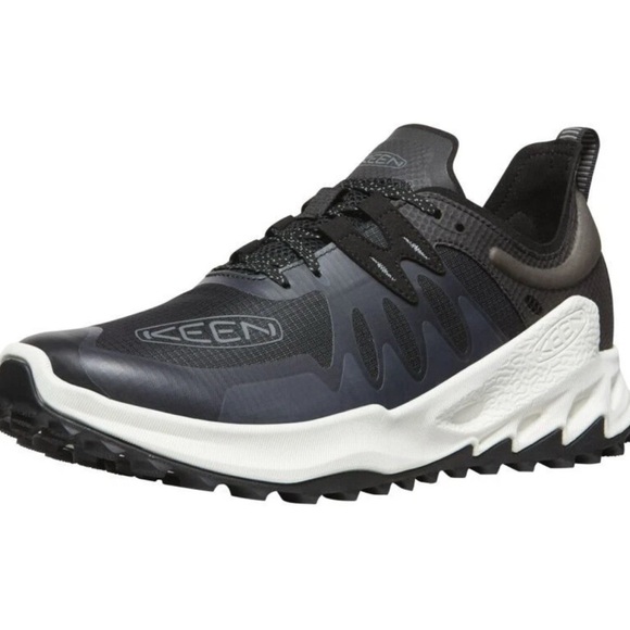 Keen Black and White Trail Sneakers Sz 14 NEW - Picture 3 of 13